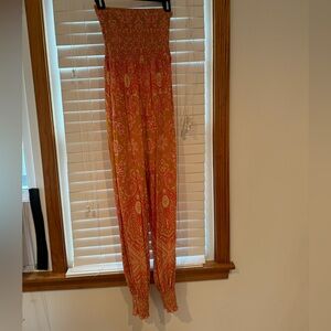 Free People Strapless Jumpsuit